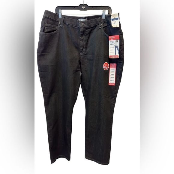 Riders by Lee, relaxed straight leg , stretch. 20W P black nwt - Picture 1 of 3